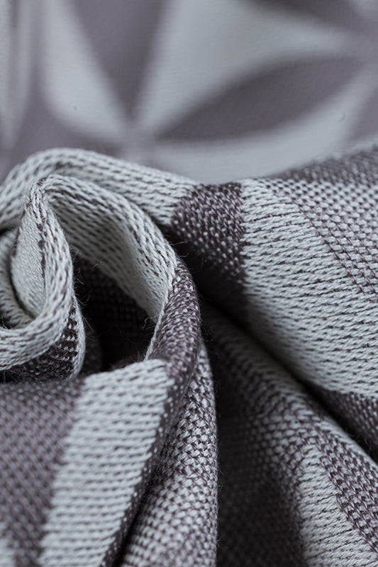 Hexaflowers Mirror Woven Wrap by LennyLamb LennyLamb at Little Zen One