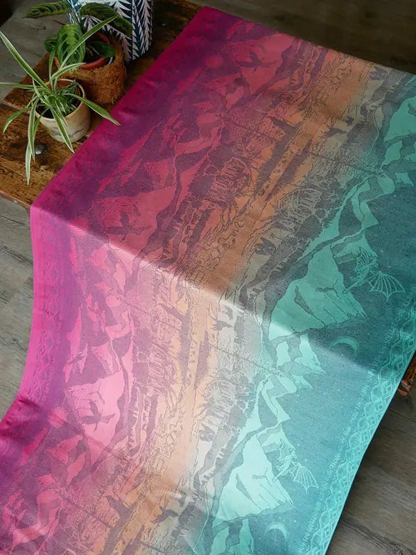 Hobbit Quest into the Sunset Woven Wrap by Oscha - Woven WrapLittle Zen One111136892