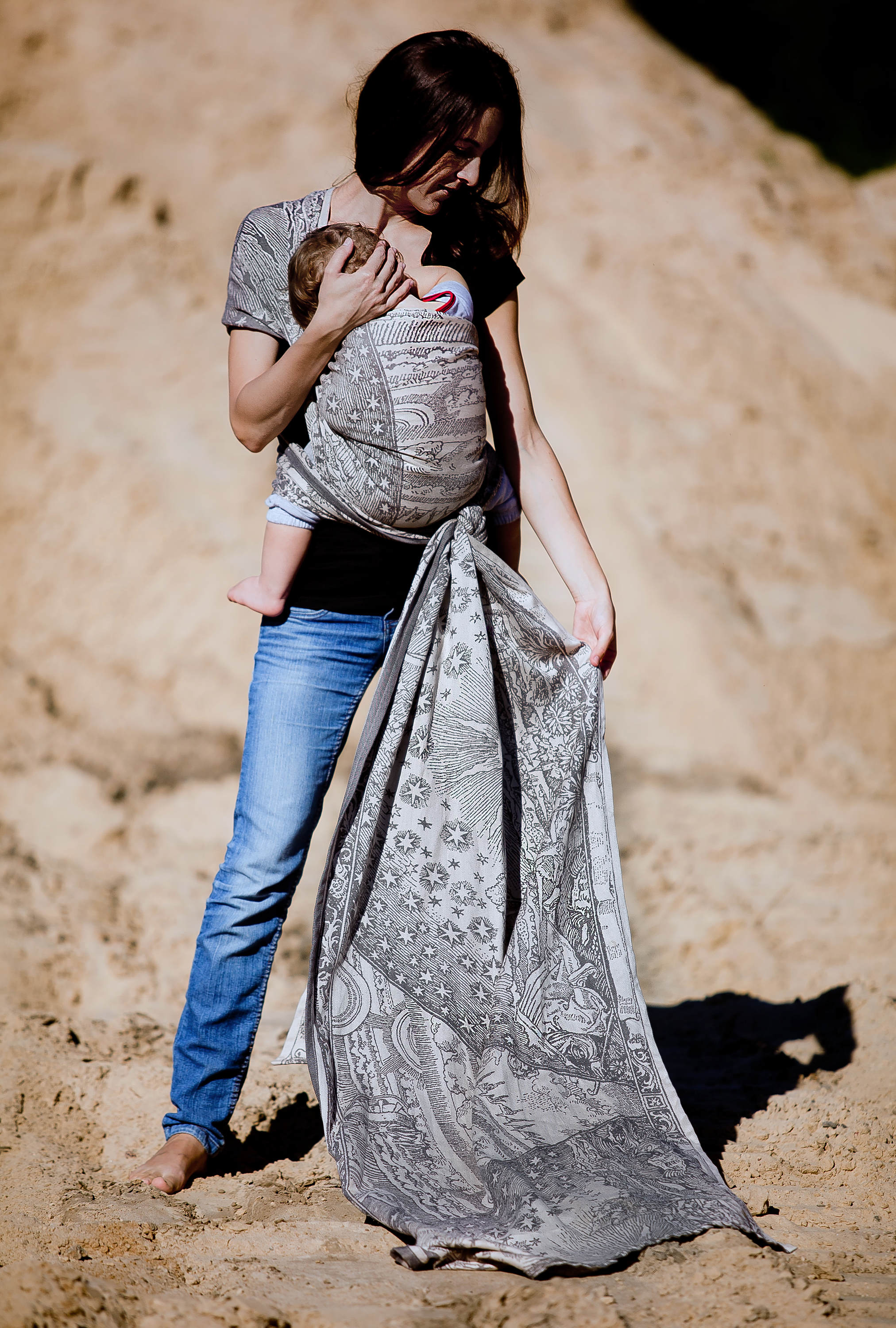 Horizon's Verge Woven Wrap by LennyLamb LennyLamb at Little Zen One