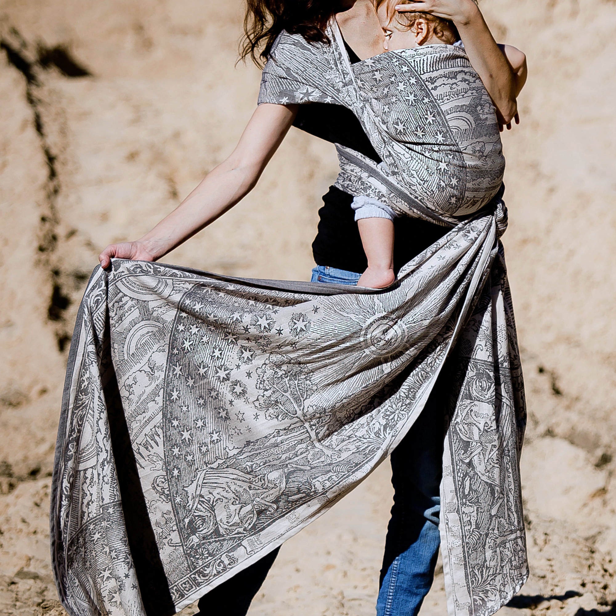 Horizon's Verge Woven Wrap by LennyLamb LennyLamb at Little Zen One