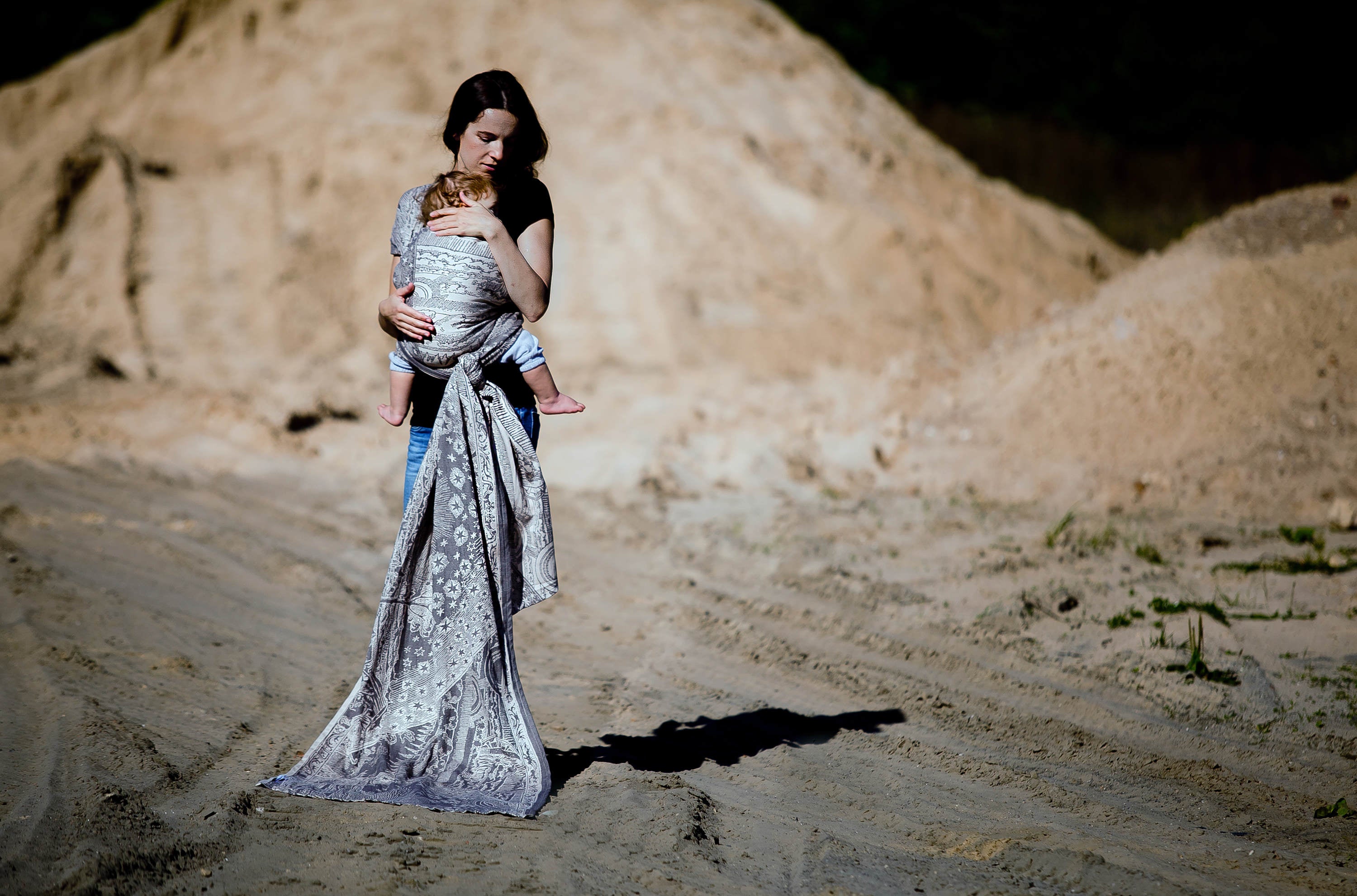 Horizon's Verge Woven Wrap by LennyLamb LennyLamb at Little Zen One