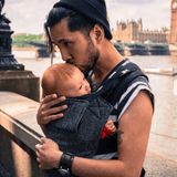 Integra Baby Carrier Harris Tweed Charcoal - Buckle CarrierLittle Zen One02399568