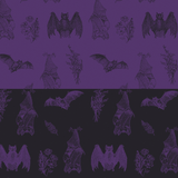 Its Bats Purple Bear Romper
