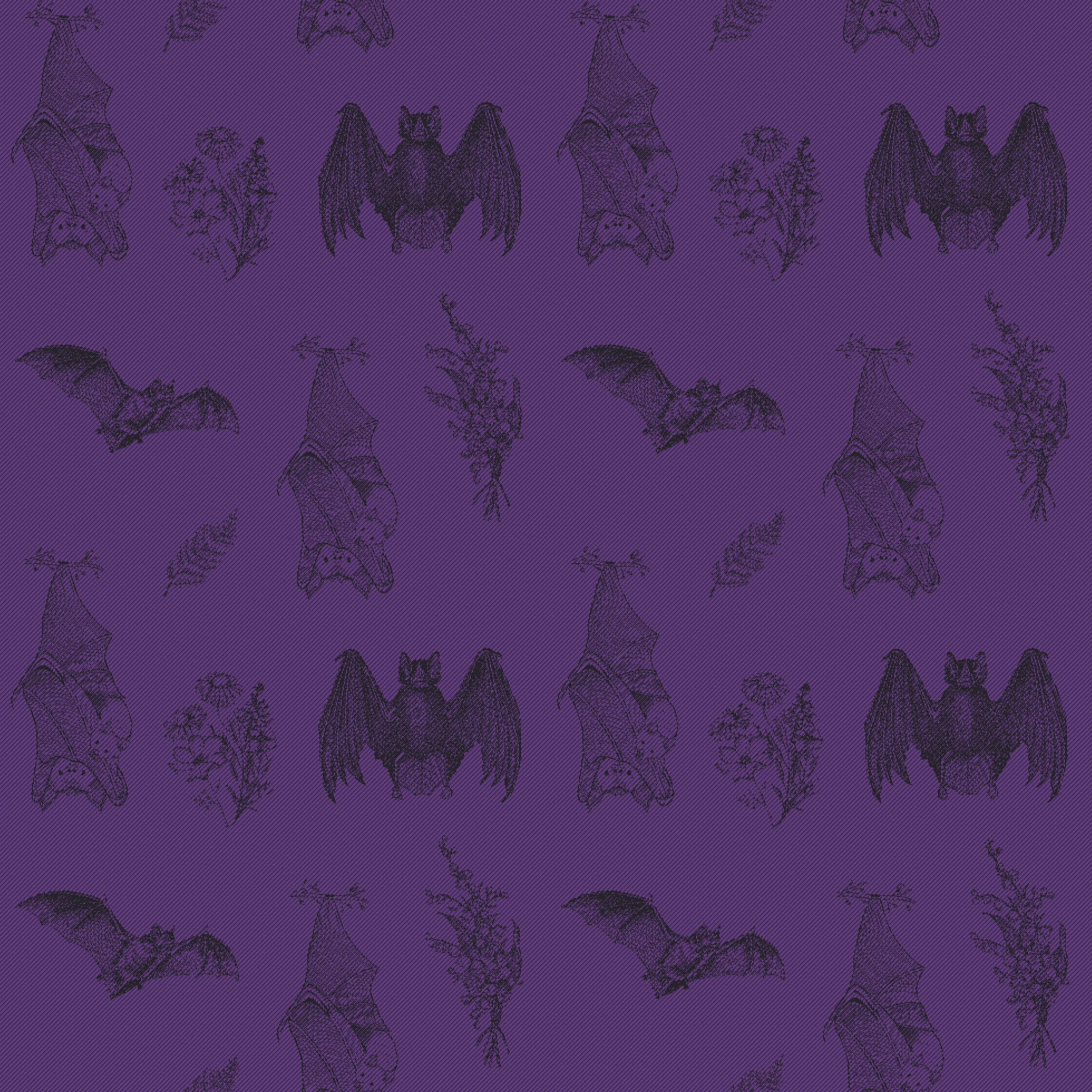 Its Bats Purple Woven Wrap