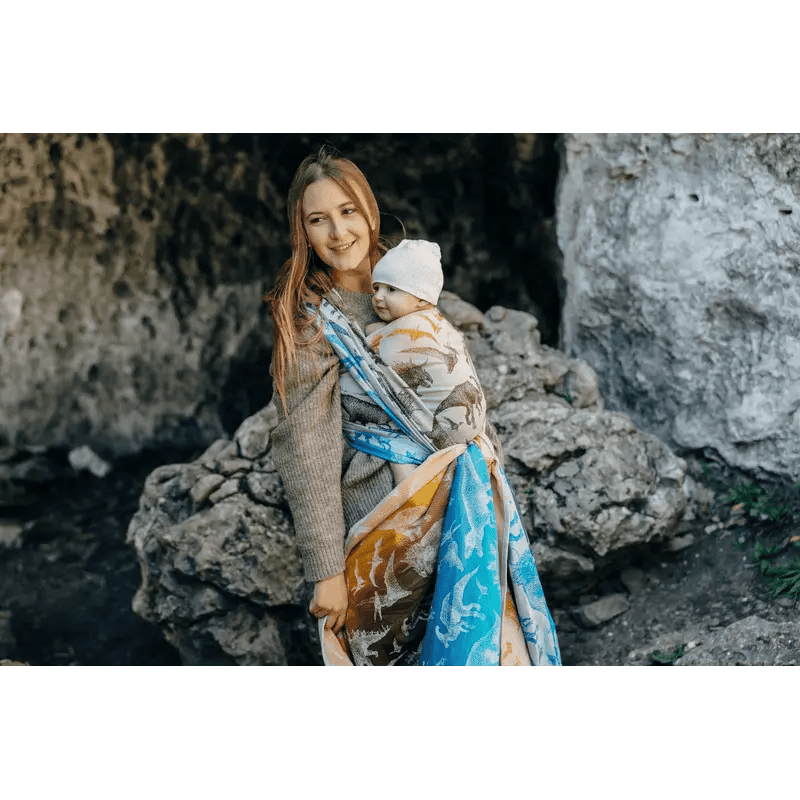 Jurassic Park Fossil Woven Wrap by LennyLamb - Woven WrapLittle Zen One5907557787079