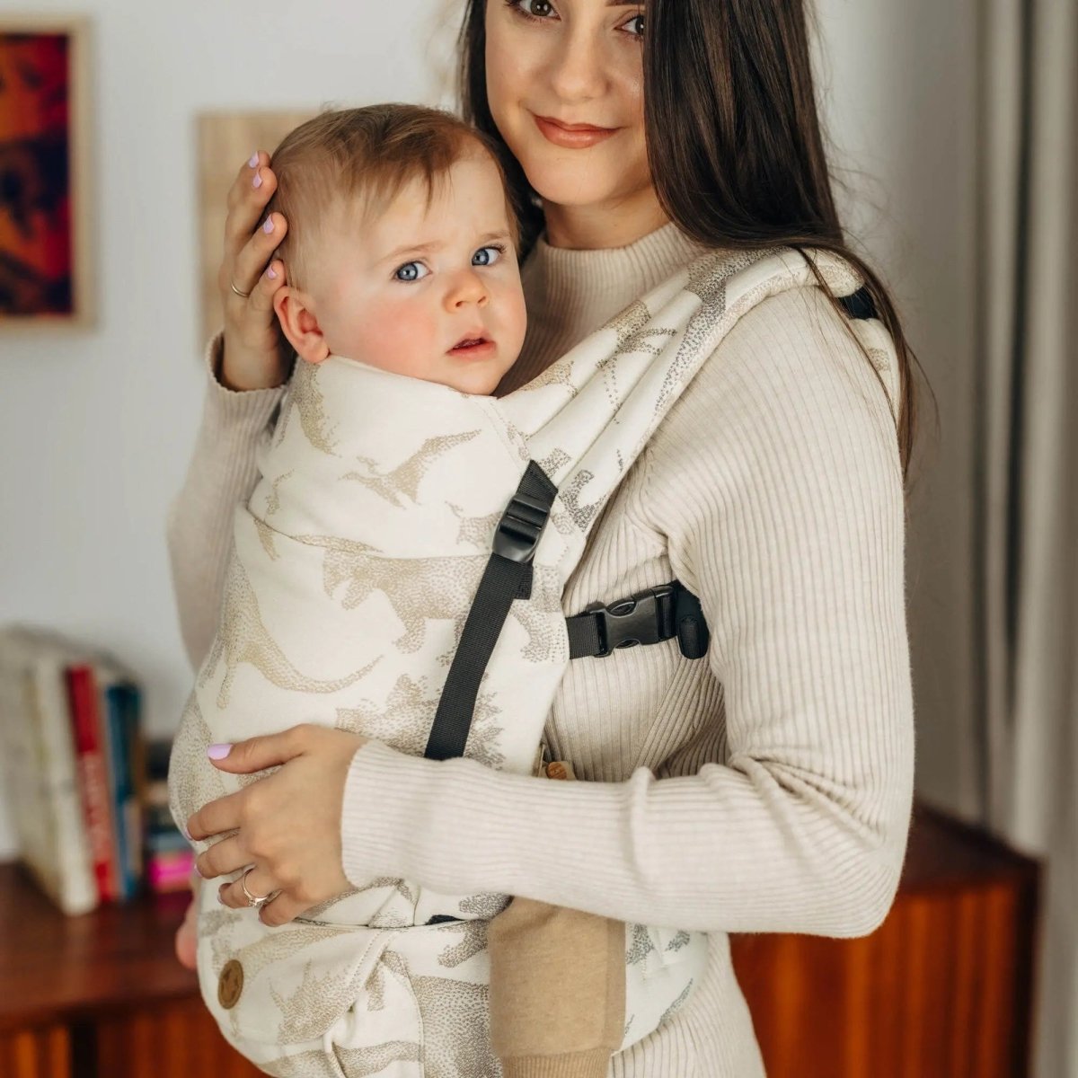 Jurassic Park Ice Desert LennyLight Baby Carrier by LennyLamb - Buckle CarrierLittle Zen One5907557783682