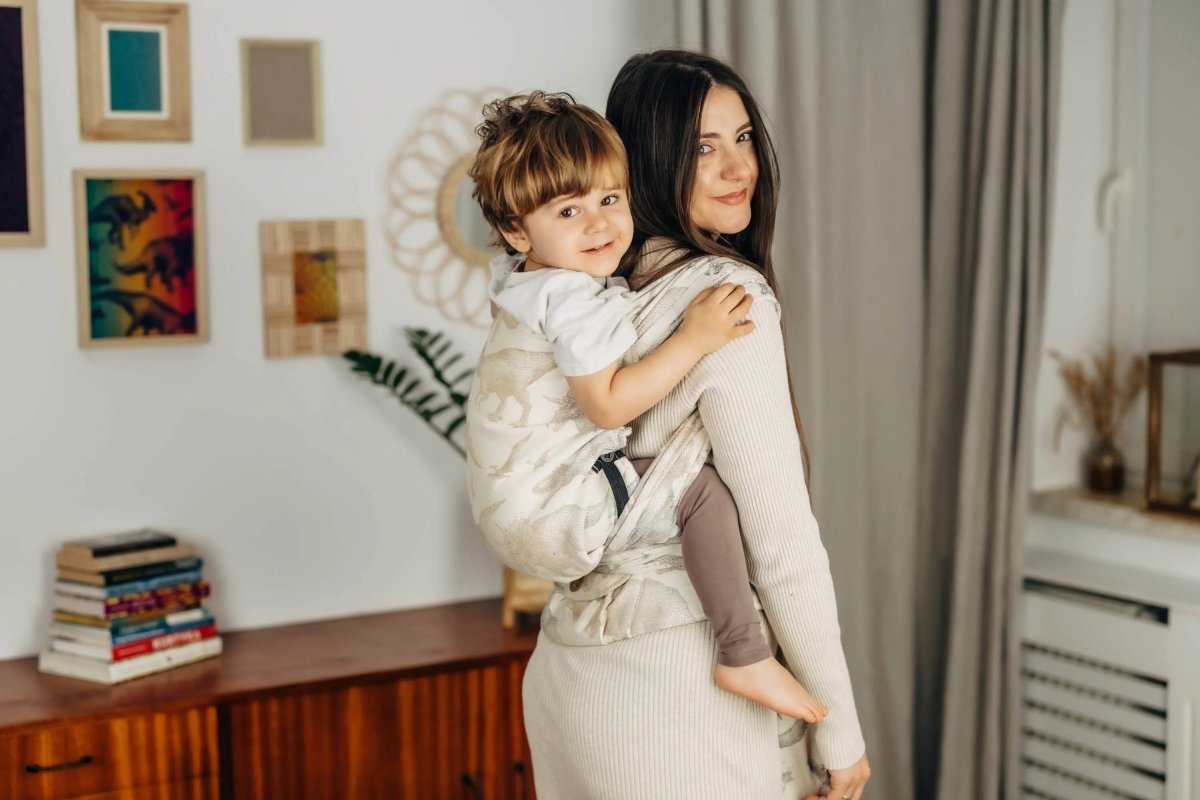 Jurassic Park Ice Desert Preschool LennyHybrid Half Buckle by LennyLamb - Half Buckle CarrierLittle Zen One5907557783668