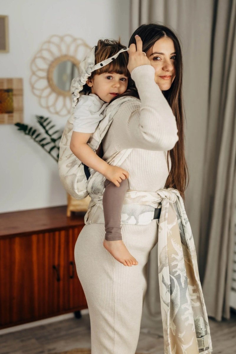 Jurassic Park Ice Desert Preschool LennyHybrid Half Buckle by LennyLamb - Half Buckle CarrierLittle Zen One5907557783668