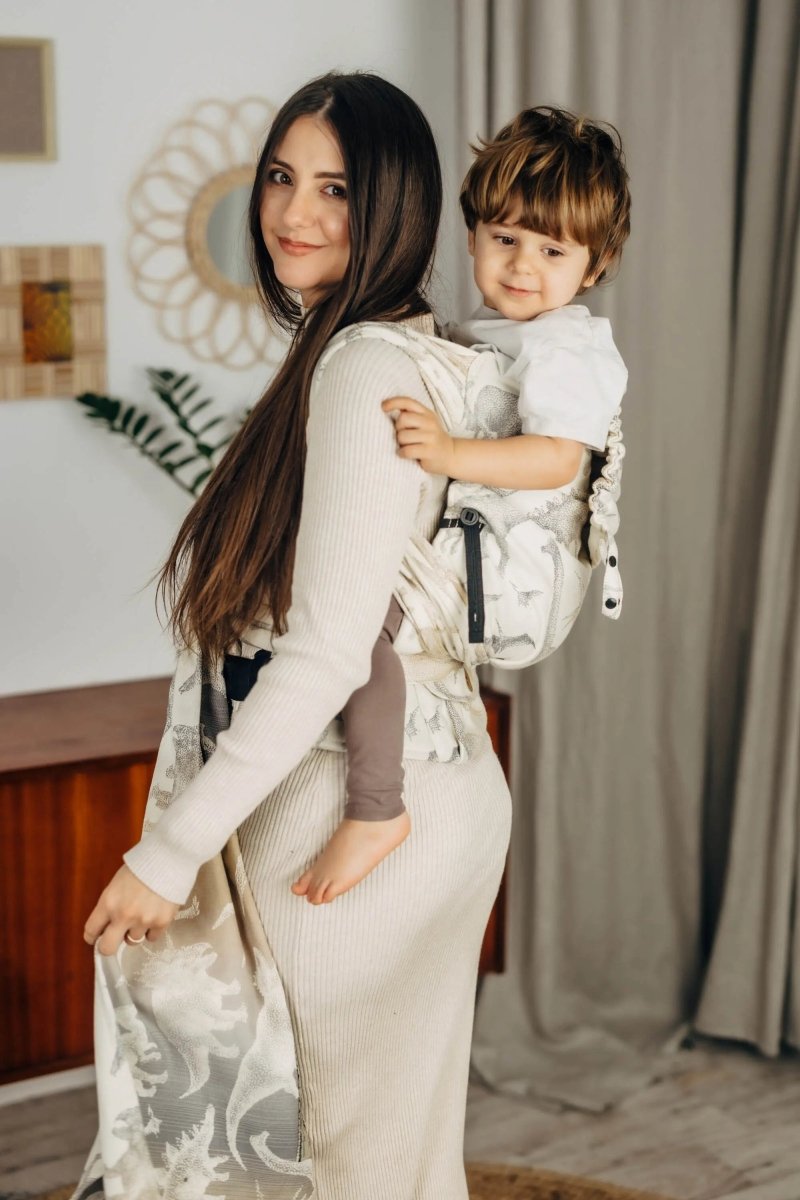 Jurassic Park Ice Desert Preschool LennyHybrid Half Buckle by LennyLamb - Half Buckle CarrierLittle Zen One5907557783668