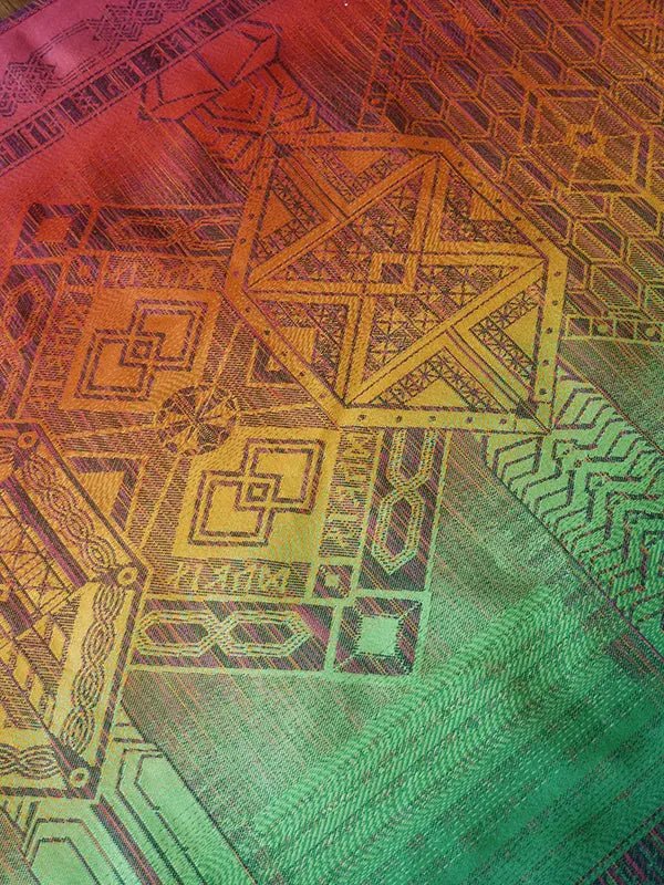 Khazad Dum Trilogy Fabric Piece by Oscha Fabric