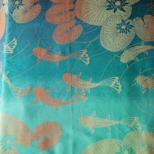 Koi Carp Fabric Piece by Oscha Fabric
