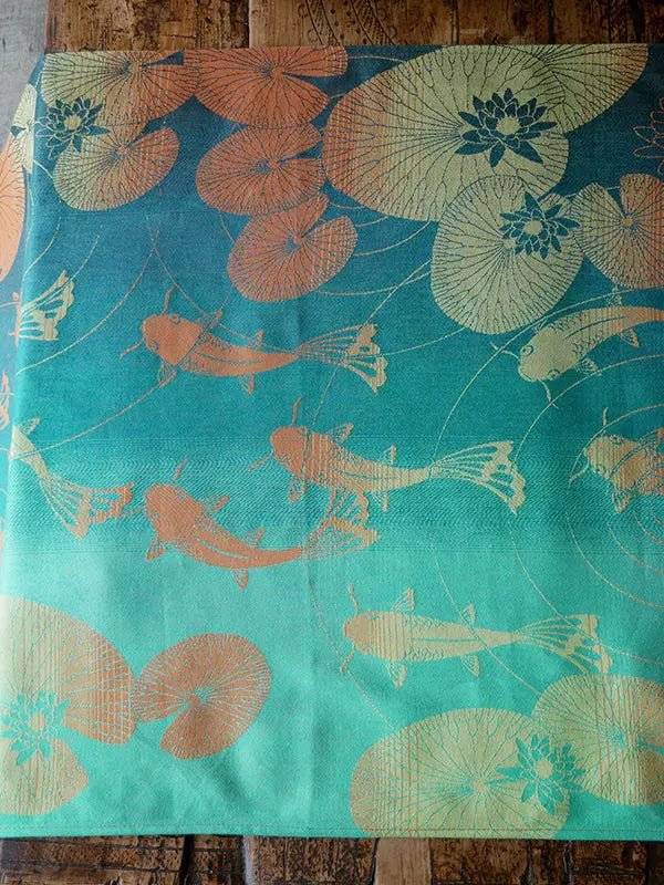 Koi Carp Fabric Piece by Oscha Fabric