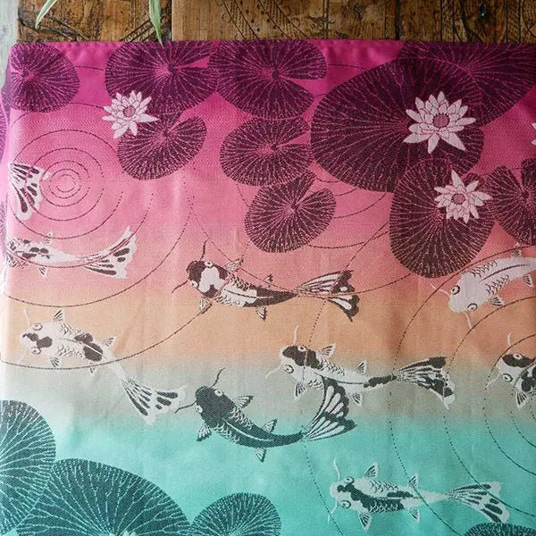Koi Macaron Fabric Piece by Oscha Fabric