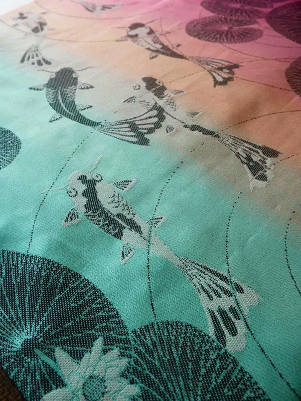 Koi Macaron Fabric Piece by Oscha - FabricLittle Zen One111136770