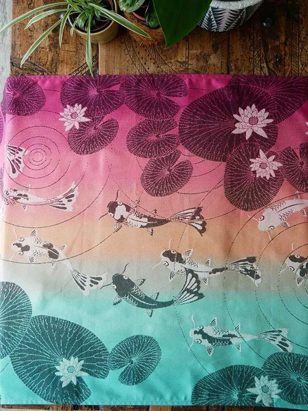 Koi Macaron Fabric Piece by Oscha - FabricLittle Zen One111136770