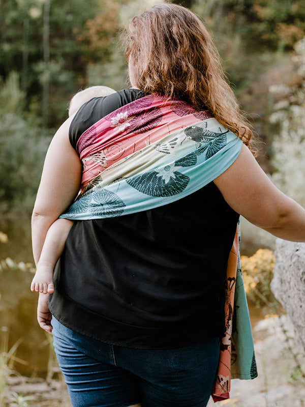 Koi Macaron Ring Sling by Oscha Oscha at Little Zen One