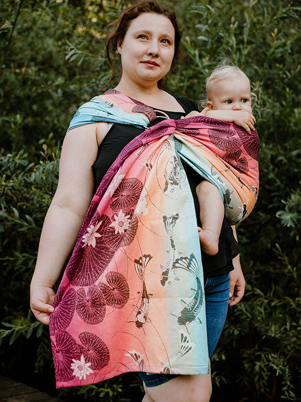 Koi Macaron Ring Sling by Oscha Oscha at Little Zen One