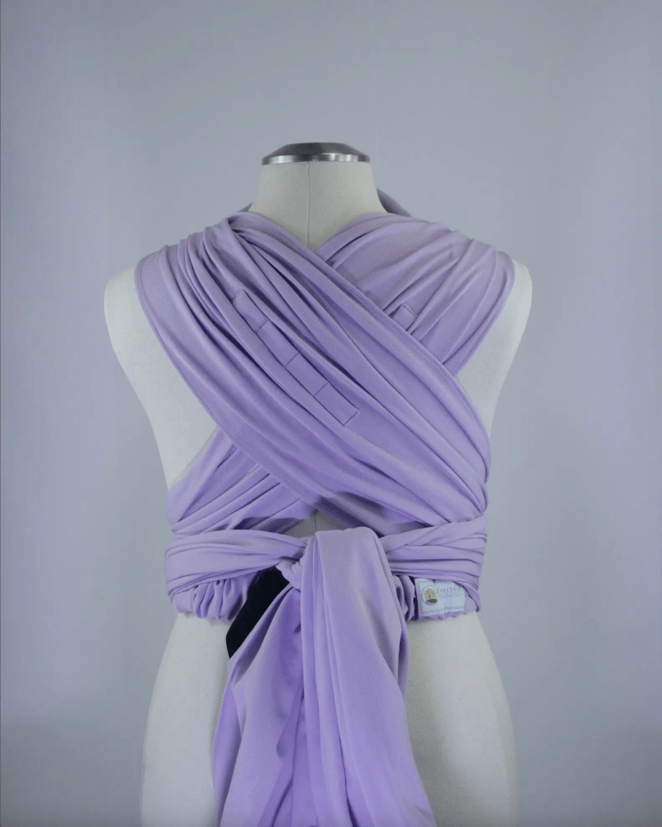 Lavender Mist Everyday Half Buckle Baby Carrier by Beachfront Baby Half Buckle
