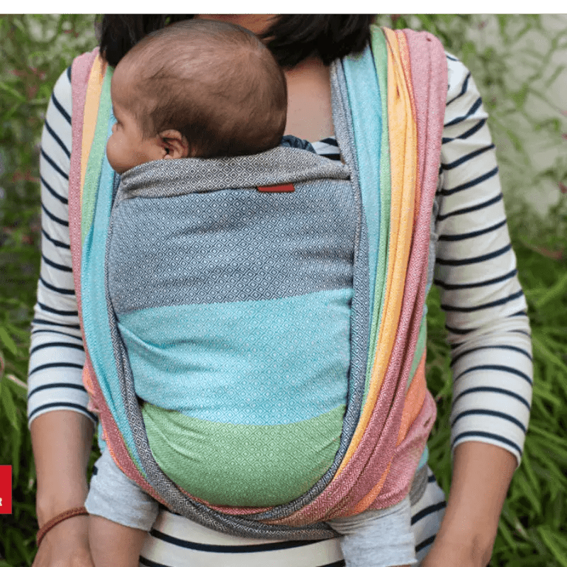 Light Rainbow Woven Wrap