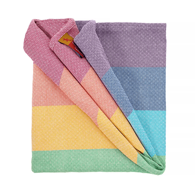 Light Rainbow Woven Wrap by Girasol - Woven WrapLittle Zen One83898448