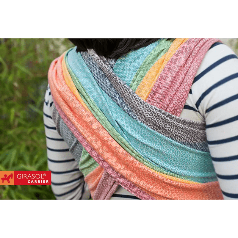Light Rainbow Woven Wrap by Girasol - Woven WrapLittle Zen One83898448