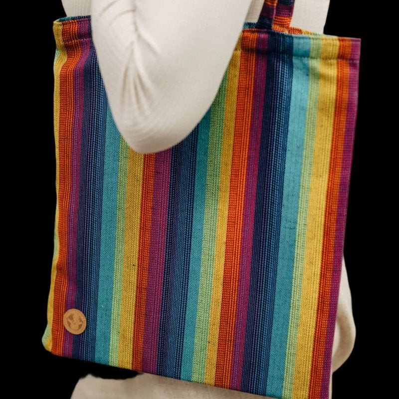 Linen Paradiso Shopping Bag by LennyLamb Bags