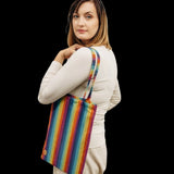 Linen Paradiso Shopping Bag by LennyLamb Bags