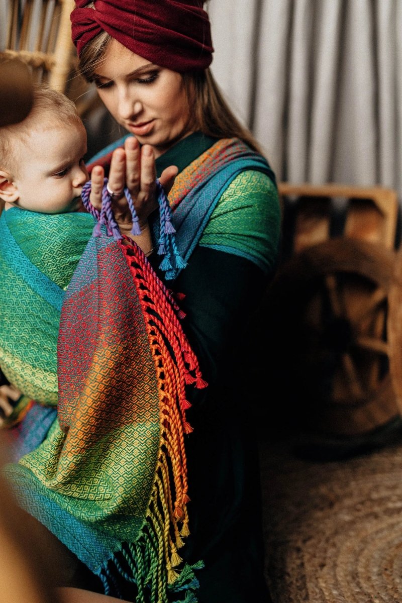 Littlelove Jungle Woven Wrap by LennyLamb - Woven WrapLittle Zen One5907557754750