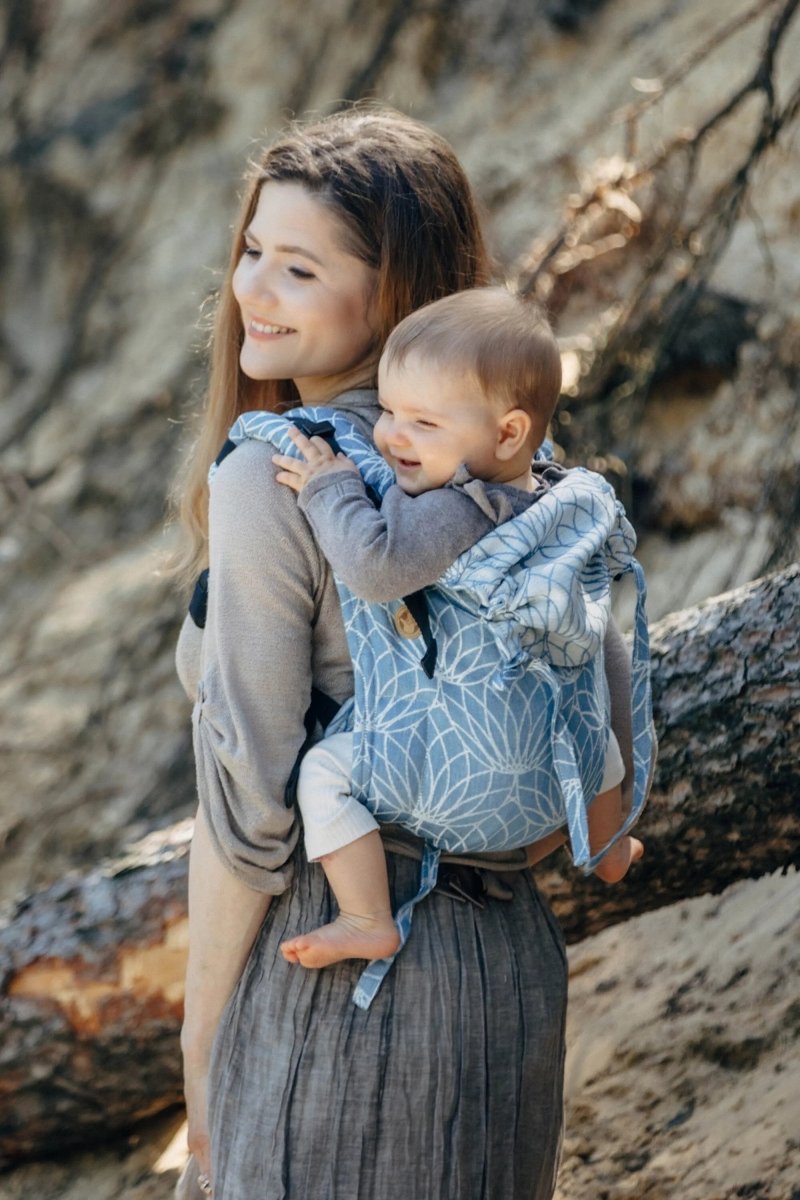 Lotus Blue Toddler Onbuhimo PRO by LennyLamb - OnbuhimoLittle Zen One99519312