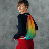 Lotus Rainbow Sackpack by LennyLamb Bags
