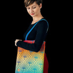 Lotus Rainbow Shopping Bag by LennyLamb Bags