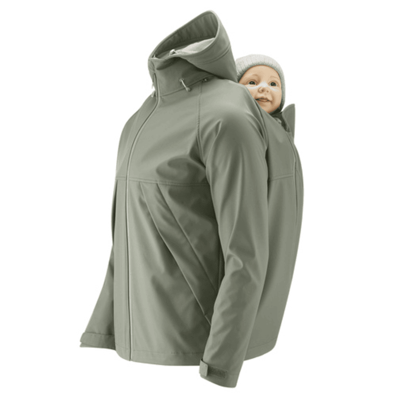 Mamalila Allrounder Agave Babywearing Jacket for Men Mamalila at Little Zen One