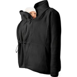 Mamalila Basel Black Fleece Maternity and Babywearing Jacket - Babywearing OuterwearLittle Zen One4251054515866