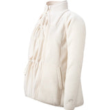 Mamalila Basel Off White Fleece Maternity and Babywearing Jacket Babywearing