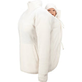 Mamalila Basel Off White Fleece Maternity and Babywearing Jacket Babywearing