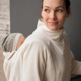 Mamalila Basel Off White Fleece Maternity and Babywearing Jacket Babywearing