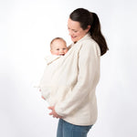 Mamalila Basel Off - White Fleece Maternity and Babywearing Jacket - Babywearing OuterwearLittle Zen One4251054515811
