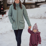 Mamalila Cosy Allrounder Agave Softshell Maternity and Babywearing Jacket - Babywearing OuterwearLittle Zen One35023440