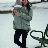Mamalila Cosy Allrounder Agave Softshell Maternity and Babywearing Jacket - Babywearing OuterwearLittle Zen One35023440
