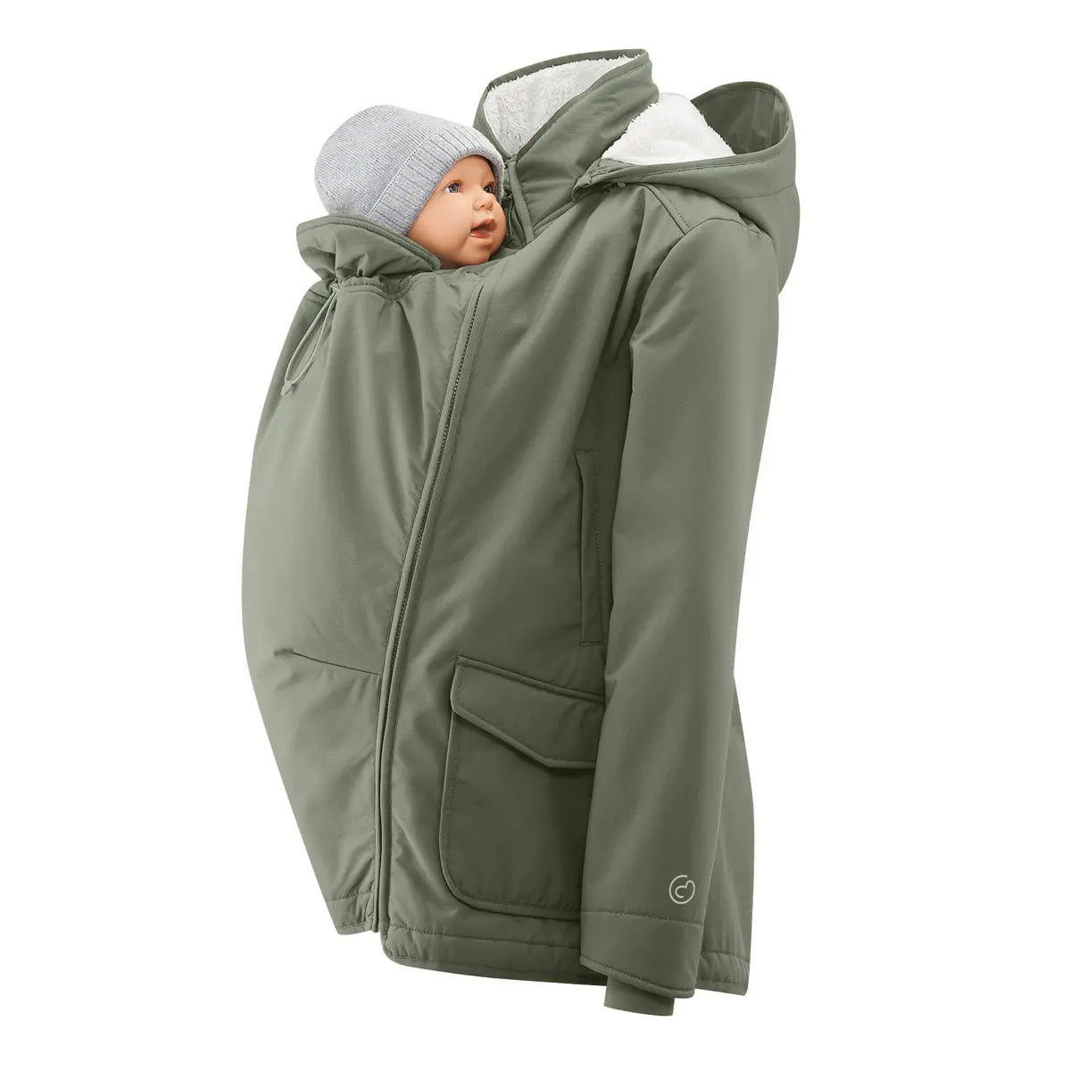 Mamalila Cosy Allrounder Agave Softshell Maternity and Babywearing Jacket - Babywearing OuterwearLittle Zen One35023440