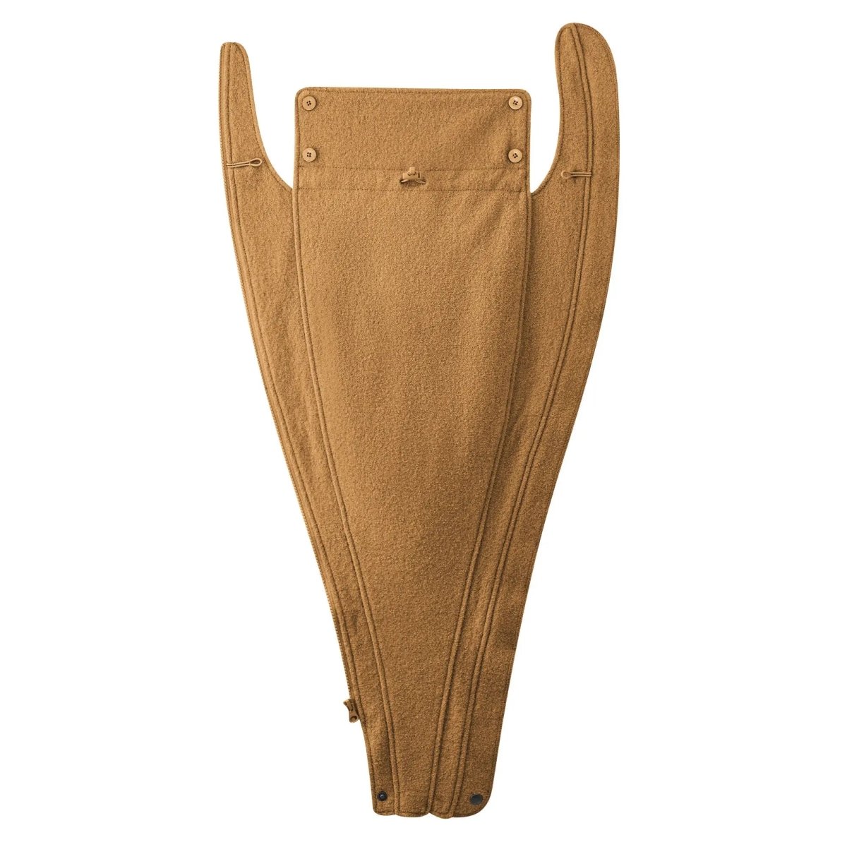 Mamalila Oslo Camel Maternity and Babywearing Wool Coat Babywearing Outerwear