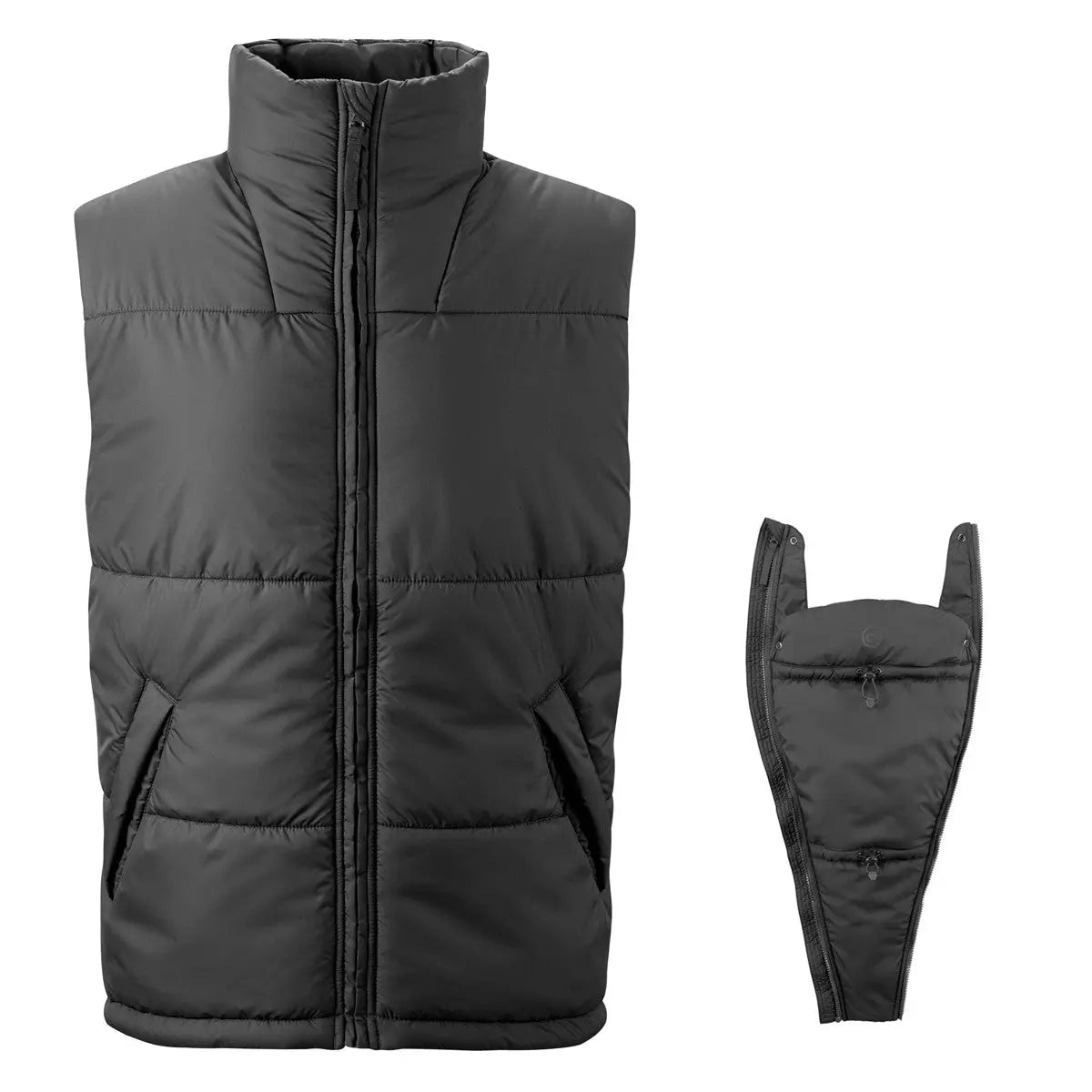 ミュージシャン babyl MA-1 REVERSIBLE VEST BLACK Mamalila Stockholm Black Unisex Babywearing Vest | LZO – Little