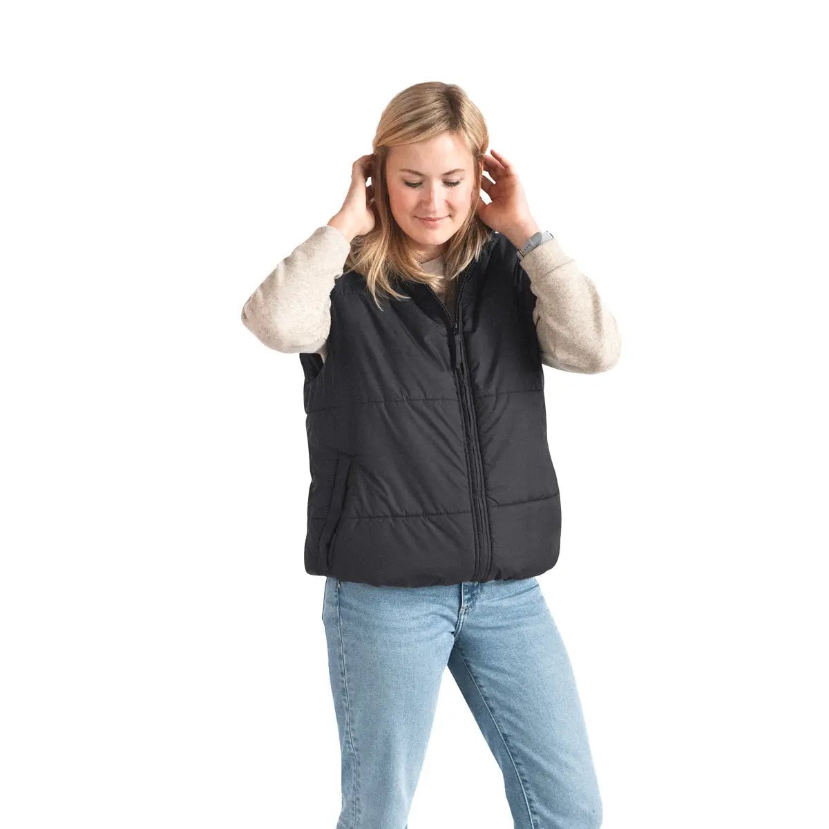 Mamalila Stockholm Black Unisex Babywearing Vest Babywearing Outerwear