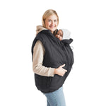 Mamalila Stockholm Black Unisex Babywearing Vest Babywearing Outerwear
