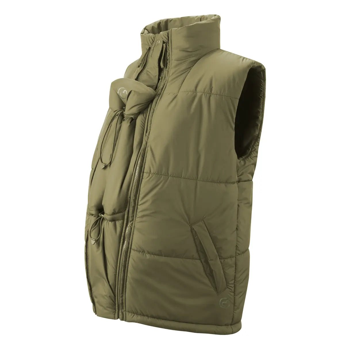 Mamalila Stockholm Khaki Unisex Babywearing Vest Babywearing Outerwear