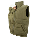 Mamalila Stockholm Khaki Unisex Babywearing Vest - Babywearing OuterwearLittle Zen One4251054515644