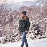 Mamalila Winterfriend Black with Berry Maternity and Babywearing Jacket