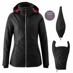 Mamalila Winterfriend Black with Berry Maternity and Babywearing Jacket - Babywearing OuterwearLittle Zen One55055952