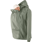 Mamalila Allrounder Fit Agave Softshell Maternity and Babywearing Jacket Mamalila at Little Zen One
