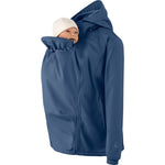 Mamalila Allrounder Fit Navy Softshell Maternity and Babywearing Jacket Mamalila at Little Zen One
